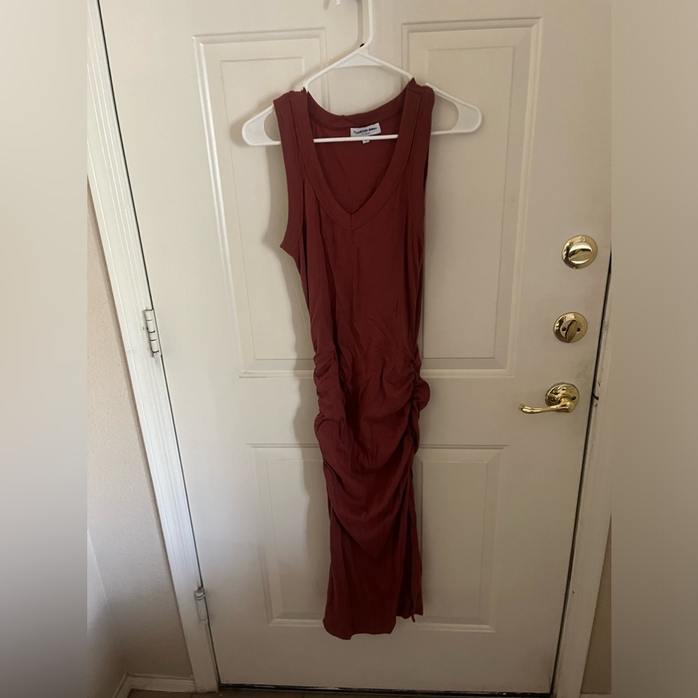 Ruched Michael stars dress